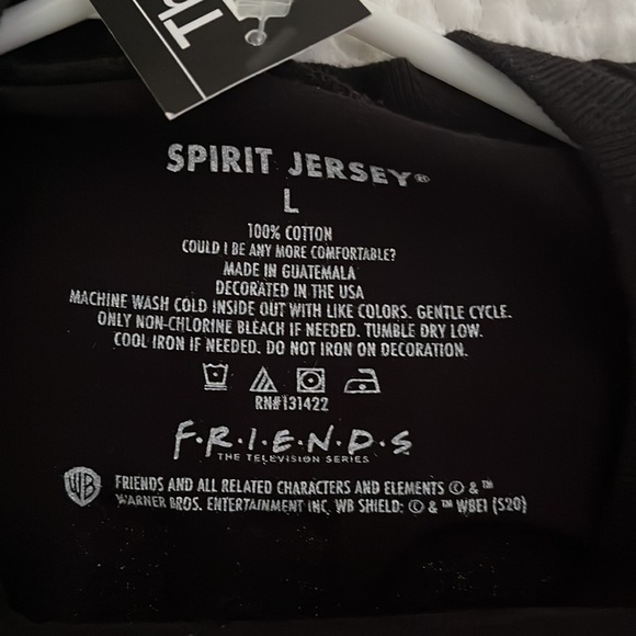 Friends, long sleeve, black spirit jersey size large - Picture 4 of 5